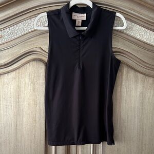 Tommy Bahama Black Sleeveless Blouse
